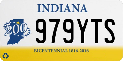 IN license plate 979YTS