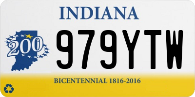 IN license plate 979YTW
