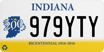 IN license plate 979YTY