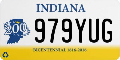 IN license plate 979YUG