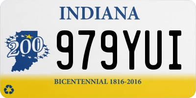 IN license plate 979YUI