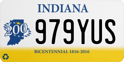 IN license plate 979YUS