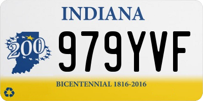 IN license plate 979YVF