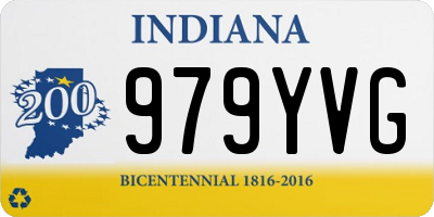 IN license plate 979YVG