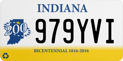 IN license plate 979YVI