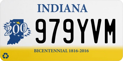 IN license plate 979YVM
