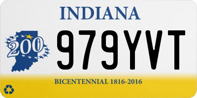 IN license plate 979YVT