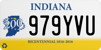 IN license plate 979YVU