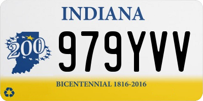 IN license plate 979YVV