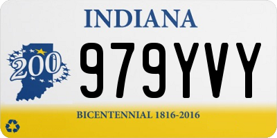 IN license plate 979YVY