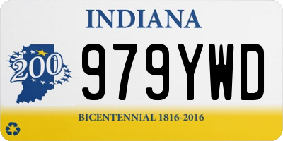 IN license plate 979YWD