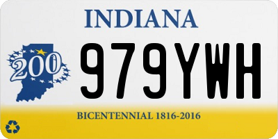 IN license plate 979YWH