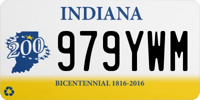 IN license plate 979YWM
