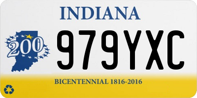 IN license plate 979YXC