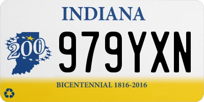 IN license plate 979YXN