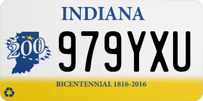 IN license plate 979YXU