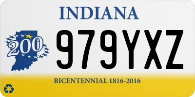 IN license plate 979YXZ