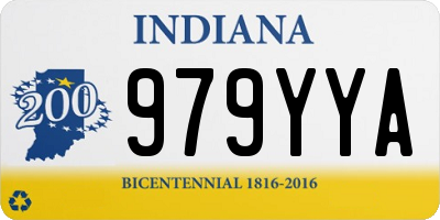 IN license plate 979YYA