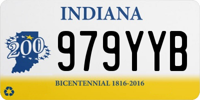 IN license plate 979YYB
