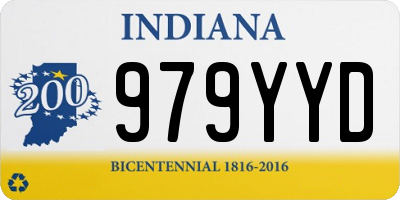 IN license plate 979YYD