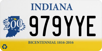 IN license plate 979YYE