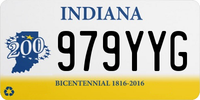 IN license plate 979YYG