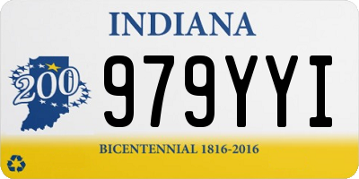 IN license plate 979YYI