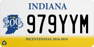IN license plate 979YYM