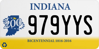 IN license plate 979YYS