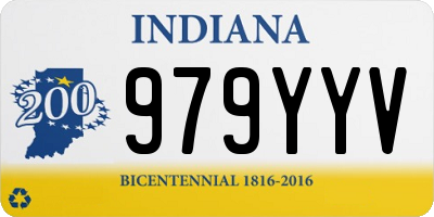 IN license plate 979YYV