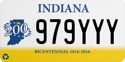 IN license plate 979YYY