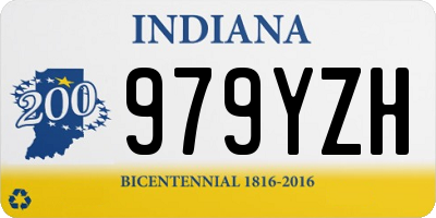 IN license plate 979YZH