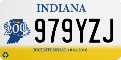 IN license plate 979YZJ