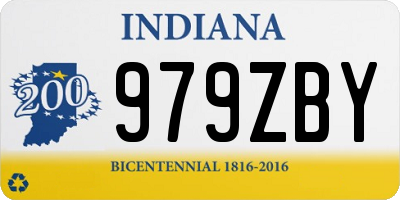 IN license plate 979ZBY