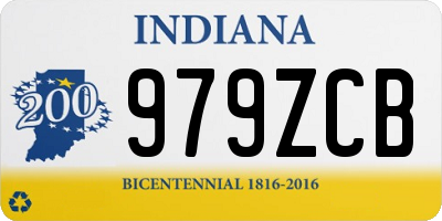 IN license plate 979ZCB