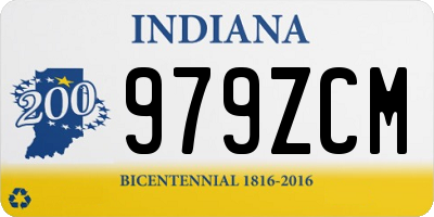 IN license plate 979ZCM