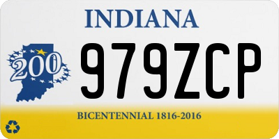 IN license plate 979ZCP