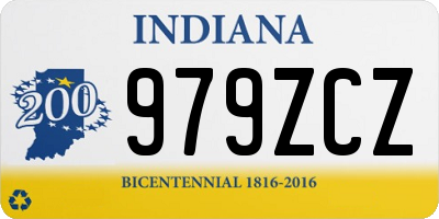 IN license plate 979ZCZ