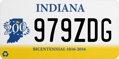 IN license plate 979ZDG