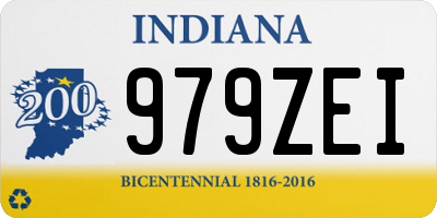IN license plate 979ZEI