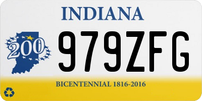 IN license plate 979ZFG