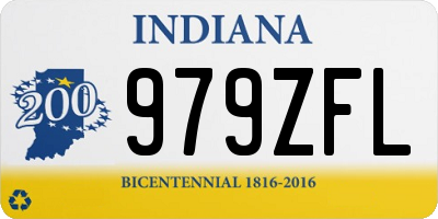 IN license plate 979ZFL