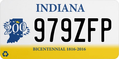 IN license plate 979ZFP