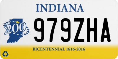 IN license plate 979ZHA
