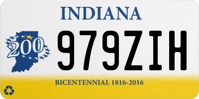 IN license plate 979ZIH