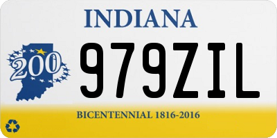 IN license plate 979ZIL
