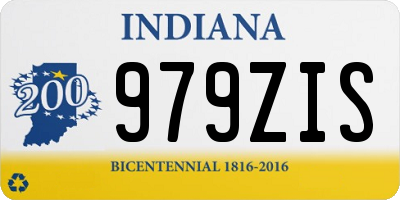 IN license plate 979ZIS