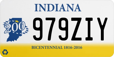 IN license plate 979ZIY
