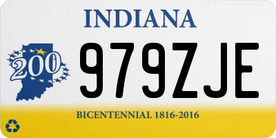 IN license plate 979ZJE