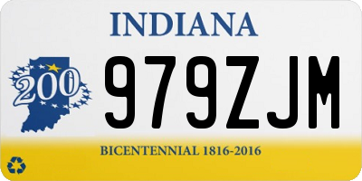 IN license plate 979ZJM